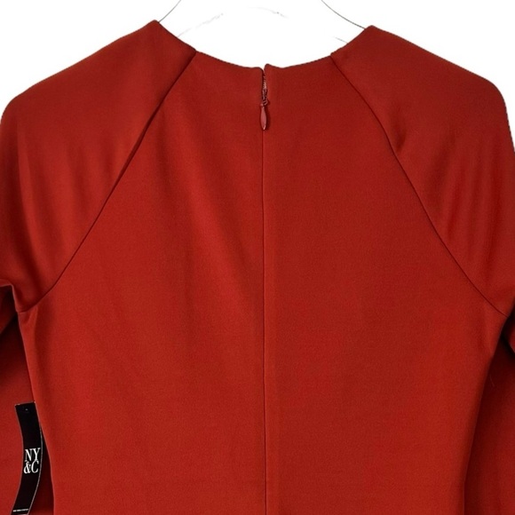 NY&C | Blood Orange | Dinner Dress | Size Small | NWT - Picture 4 of 5